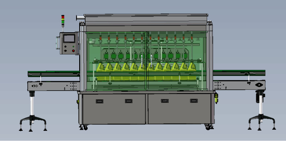 Ориентированная на заказчика автоматизированная машина завалки бутылки для электропитания сливк AC220V